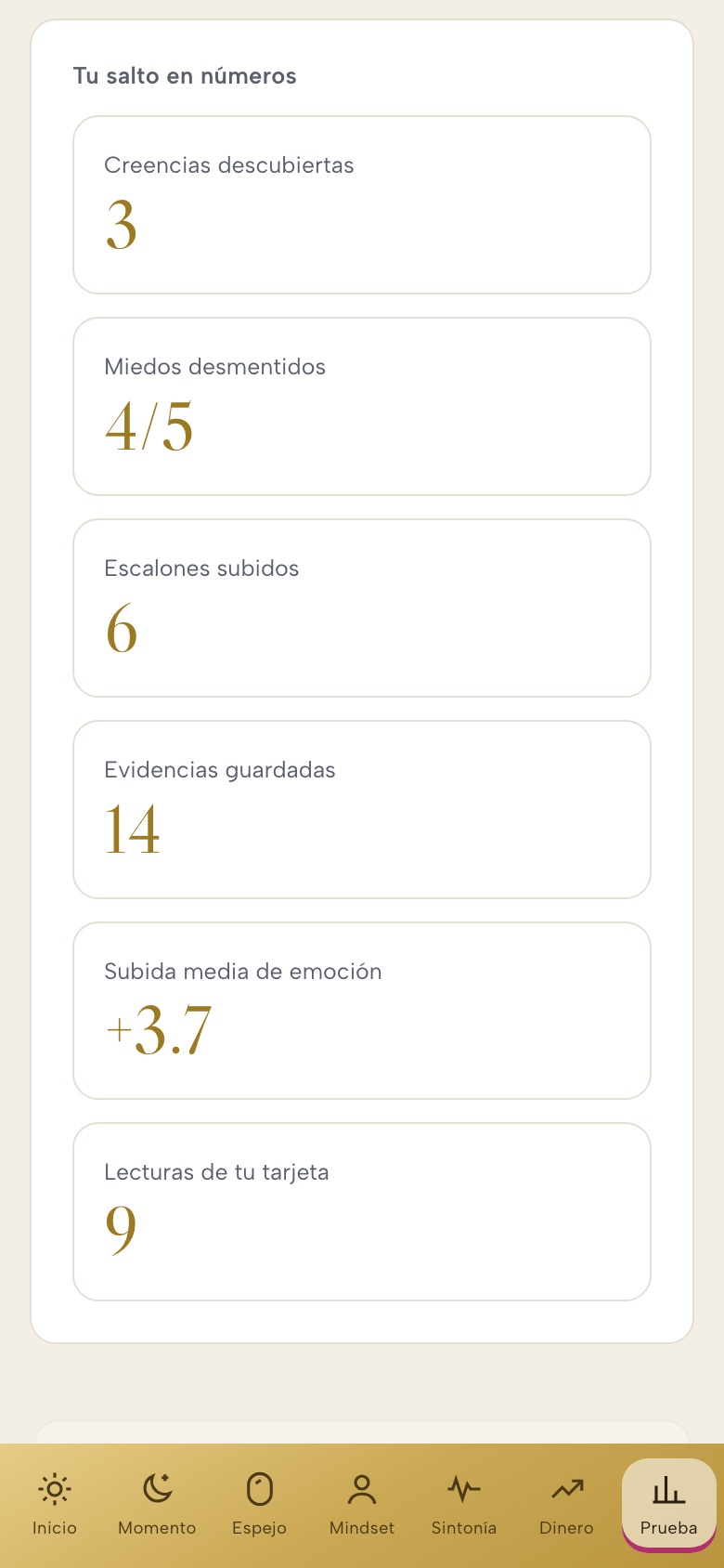 Tu salto en números